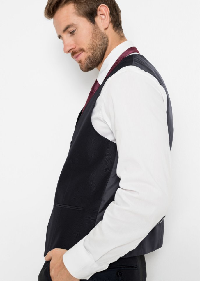 Anzug (4-tlg. Set): Sakko, Hose, Weste, Krawatte