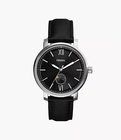 Fossil Outlet Uhr Rhett Multifunktionswerk Leder schwarz