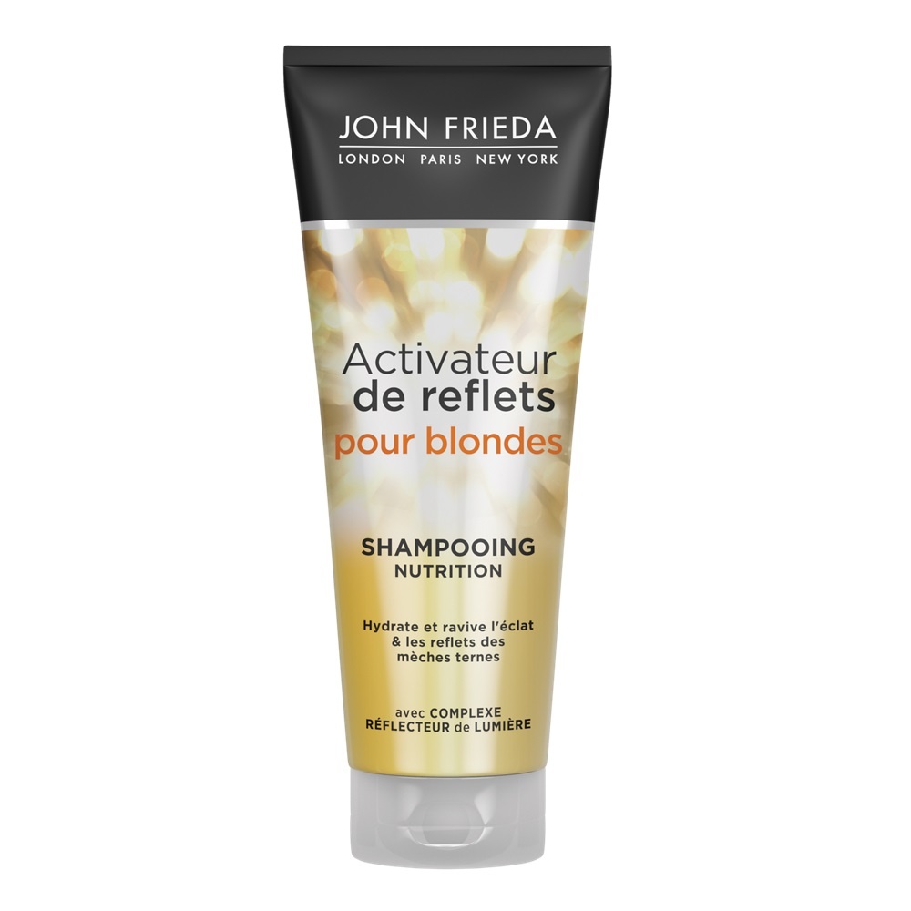 john frieda Activateur de Reflets pour Blond Shampooing Nutrition Shampooing cheveux blonds