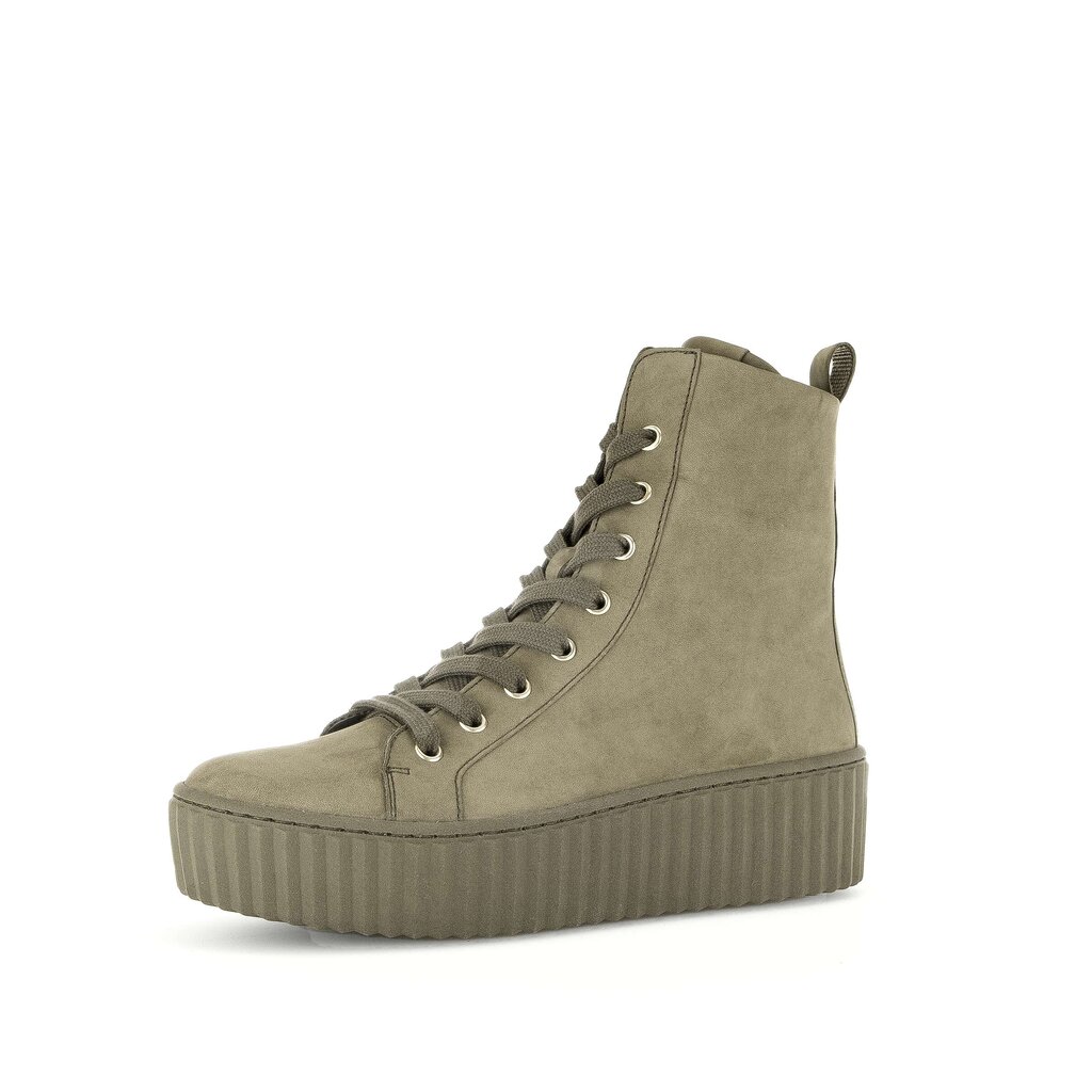 Gabor fashion Schnürstiefelette grün