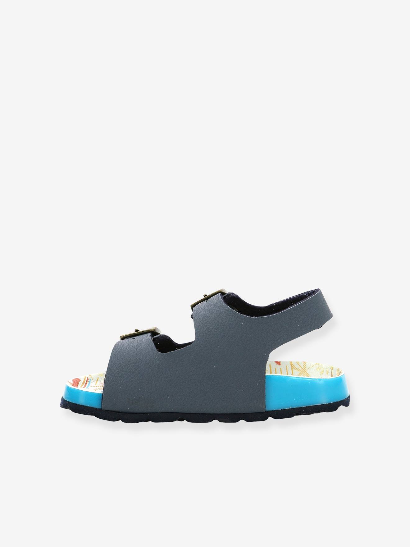 Sandales cuir enfant Sunyva KICKERS® cuivre irisé
