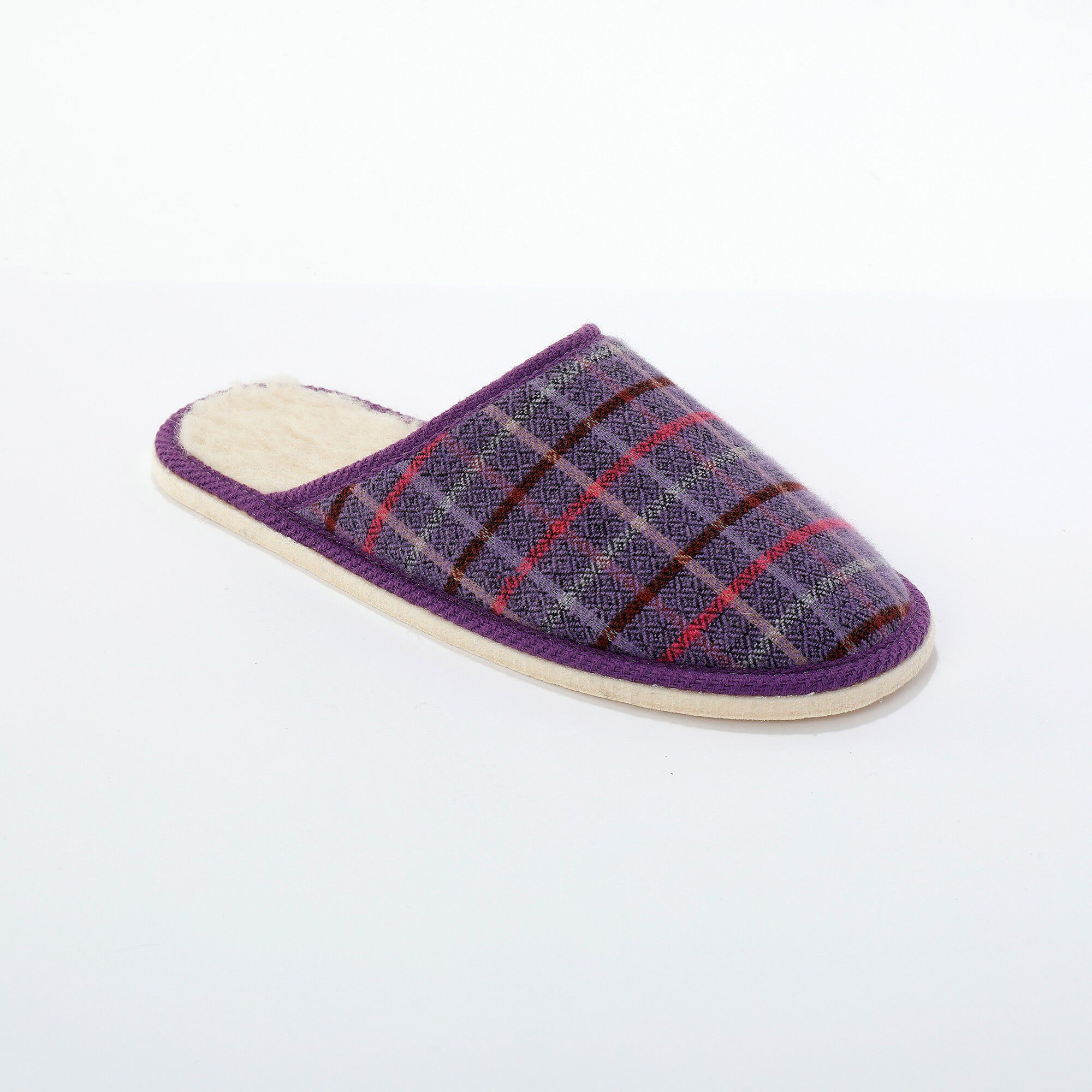 Chaussons mules plates silencieuses