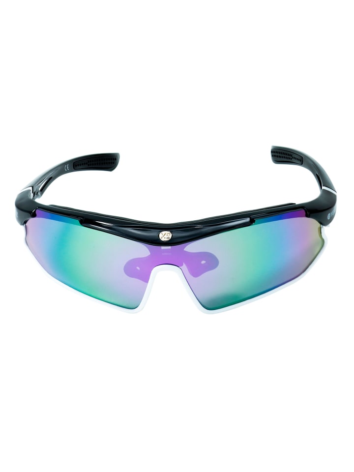 YEAZ SUNRAY Sport-Sonnenbrille schwarz/weiß/lila in lila günstig kaufen onesize