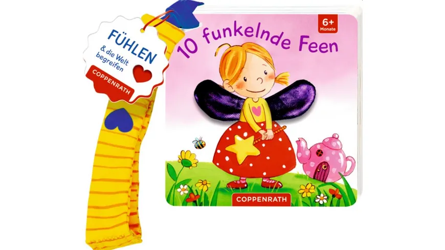 Coppenrath Verlag - Mein erstes Fühl-Buch für den Buggy - 10 funkelnde Feen