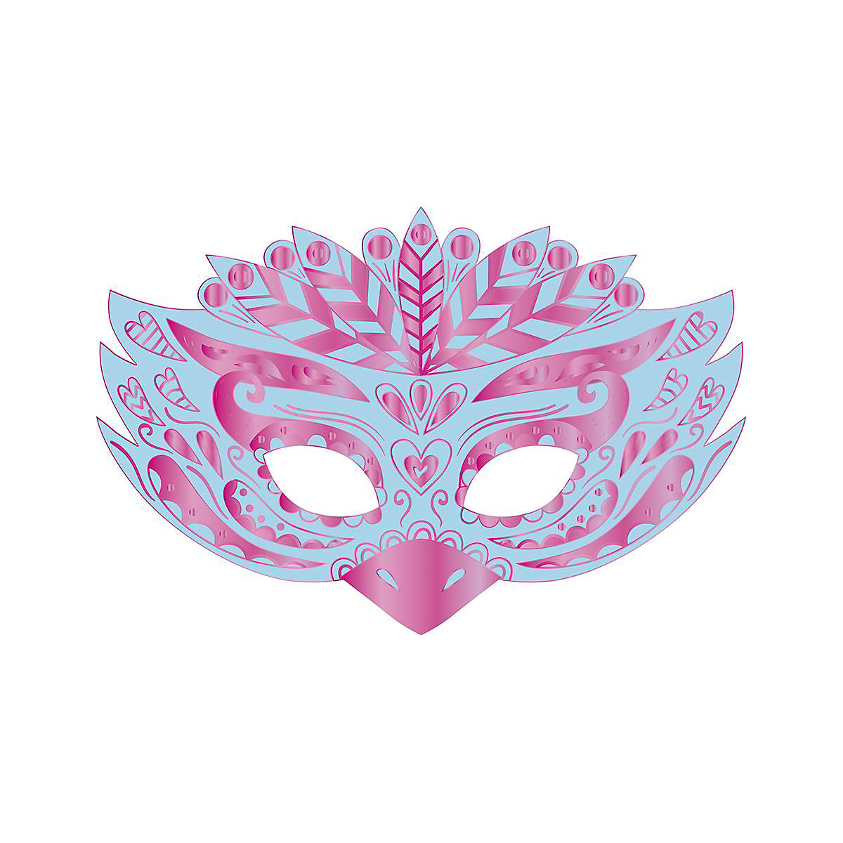 Kreativ-Set Kratzbilder Partymasken