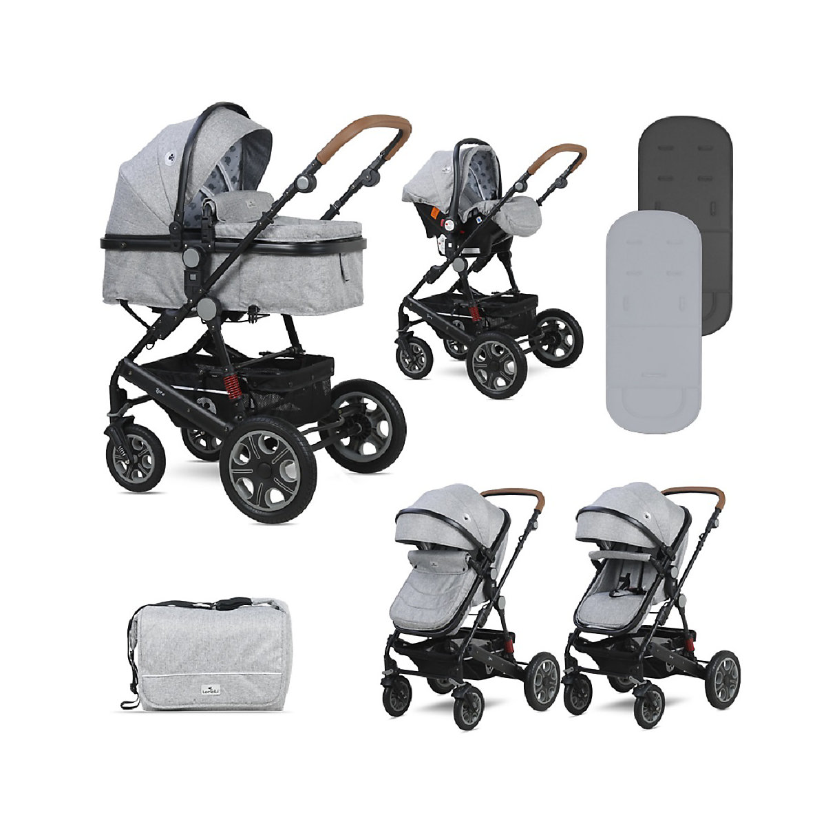 Kombikinderwagen Lora 3 in 1 Kombikinderwagen