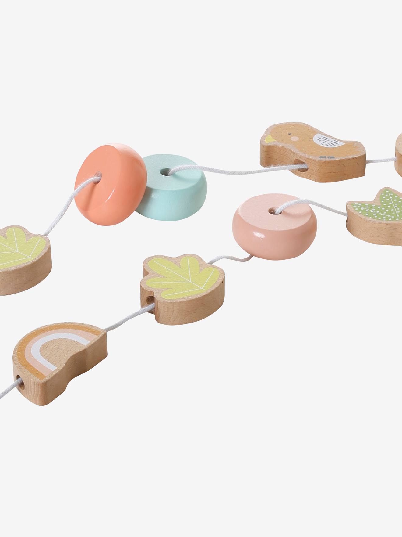 Mes premières perles à enfiler en bois FSC® multicolore
