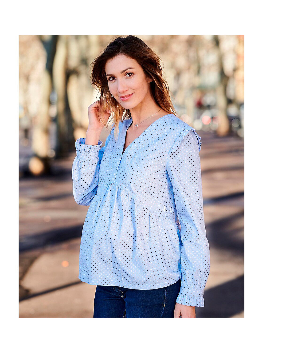 Umstands- und Still-Bluse Stephanie