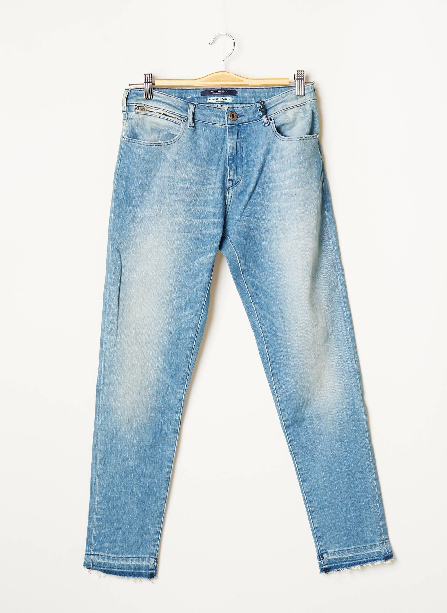 Maison Scotch Jeans Coupe Slim Femme couleur bleu