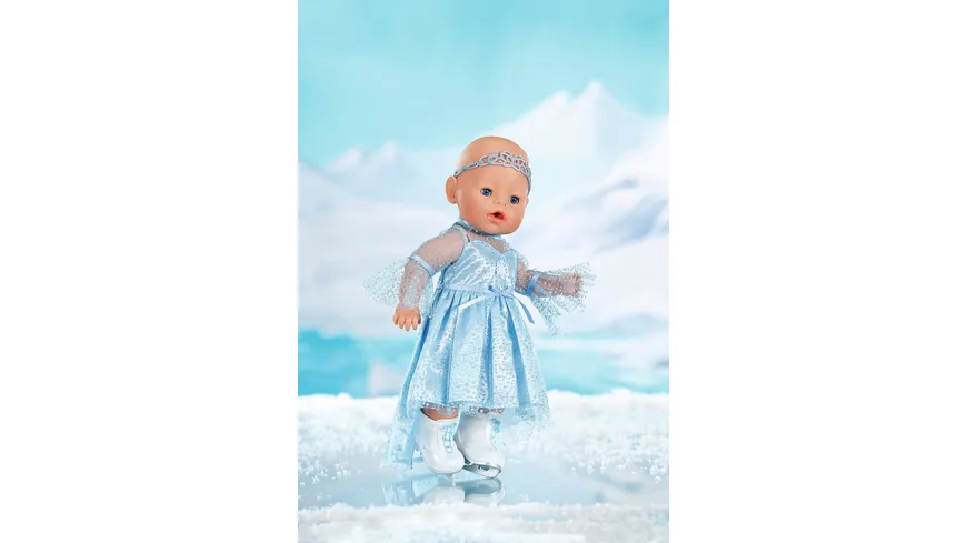BABY born Eisprinzessin Kleid mit Schlittschuhen 43 cm