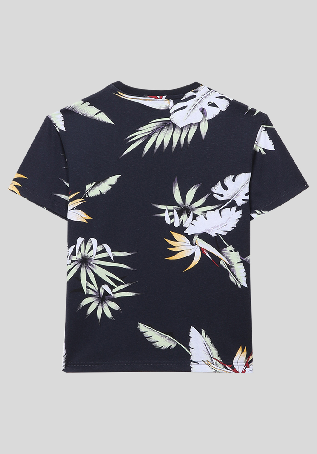 OASIS  T-shirt bleu marine garçon 100% coton