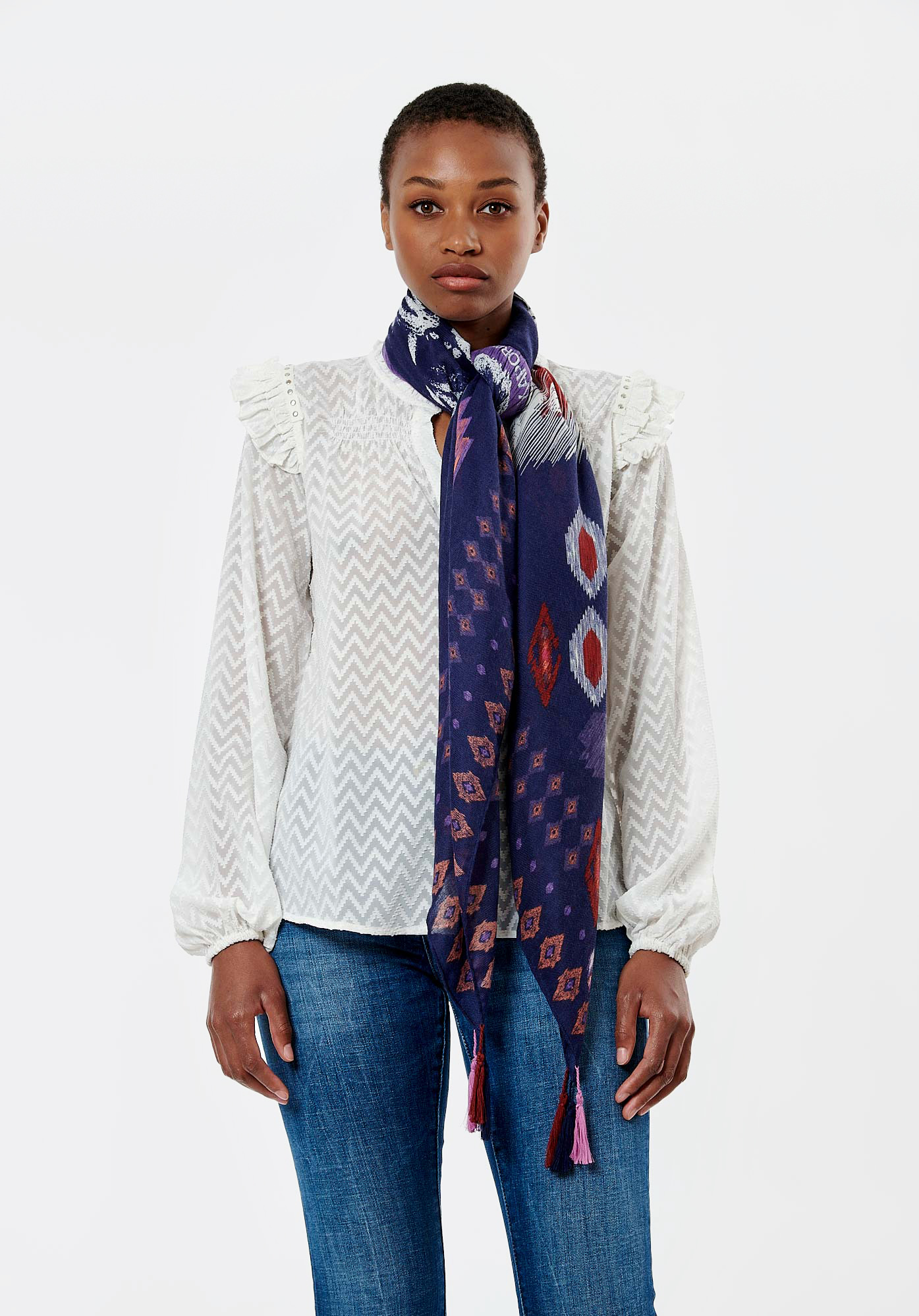 LONIS  Chèche multicolore femme