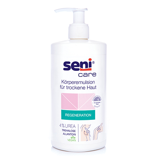 SENI CARE Feuchtigkeitsspendende Körperemulsion mit 4% Urea  500 ml  Emulsion