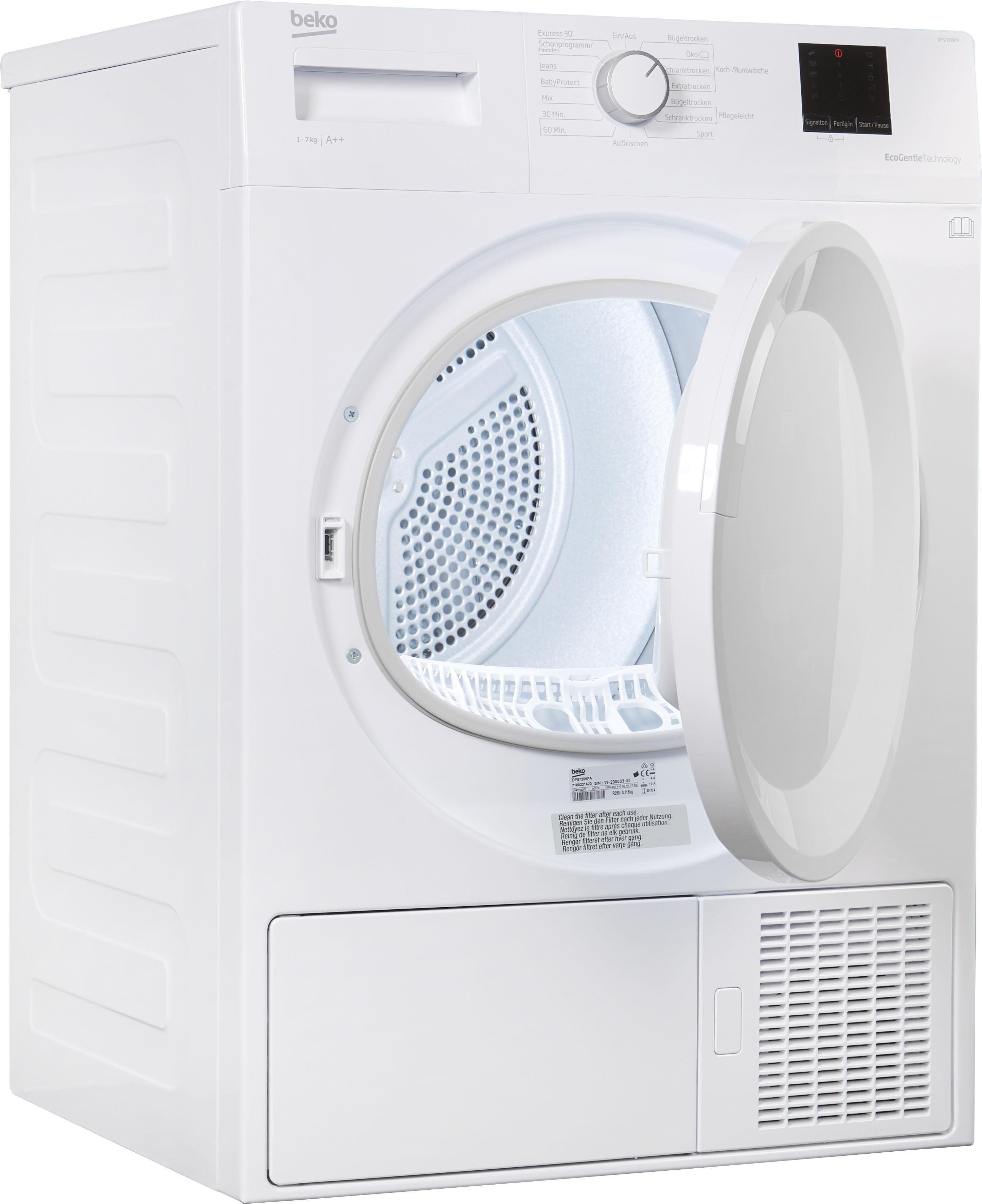 BEKO Wärmepumpentrockner DPS7206PA, 7 kg