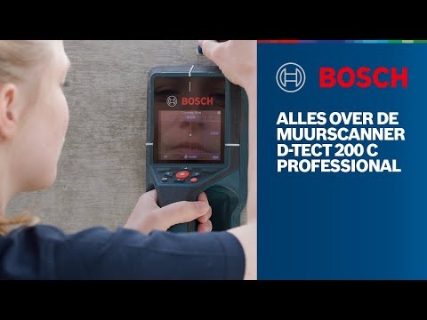 Scaner de perete Bosch Blue 0601081608 D-Tect 200 C Professional, 12V, fără baterii și încărcător, în L-Boxx 601081608