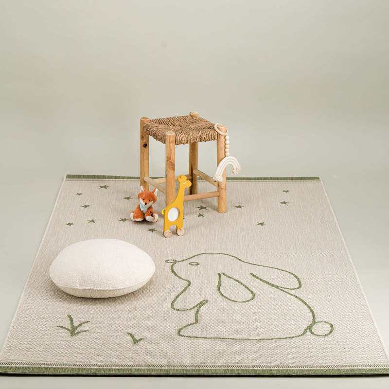 Tapis intérieur extérieur PETIT LAPIN 120x170cm