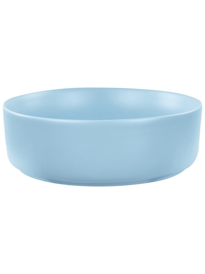 Beliani Waschbecken GUDAR in Blau - (W) 37 x (H) 12 x (L) 37 cm günstig kaufen onesize