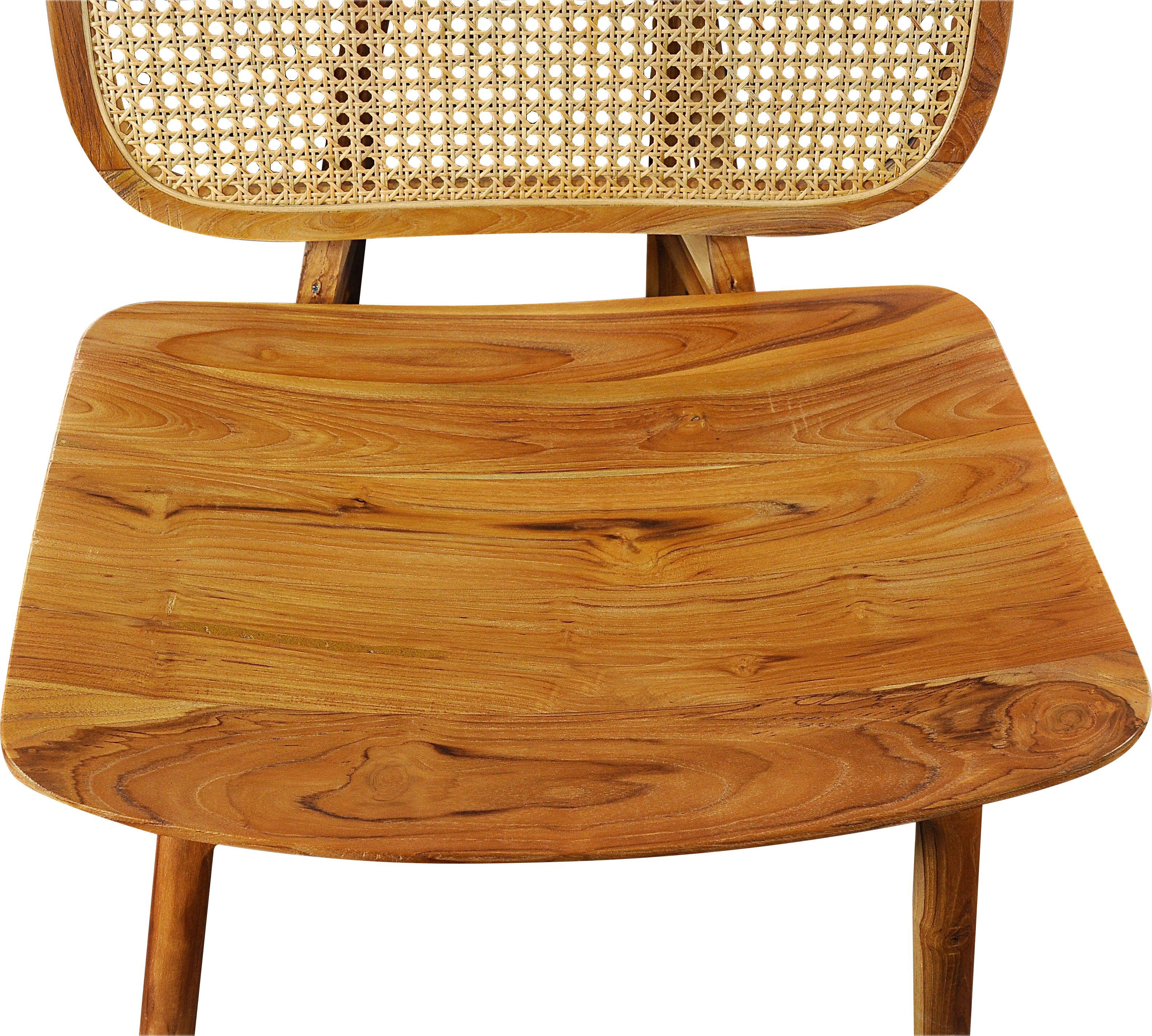 SIT Rattanstuhl, mit Wiener Geflecht, moderner Lounge chair für alle Räume geeignet