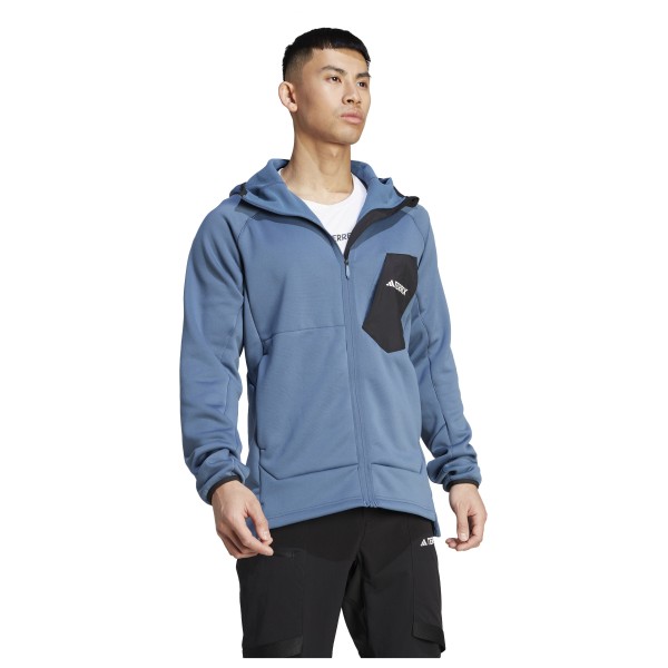 adidas Terrex - Terrex Xperior Medium Fleece Hooded Jacket - Fleecejacke