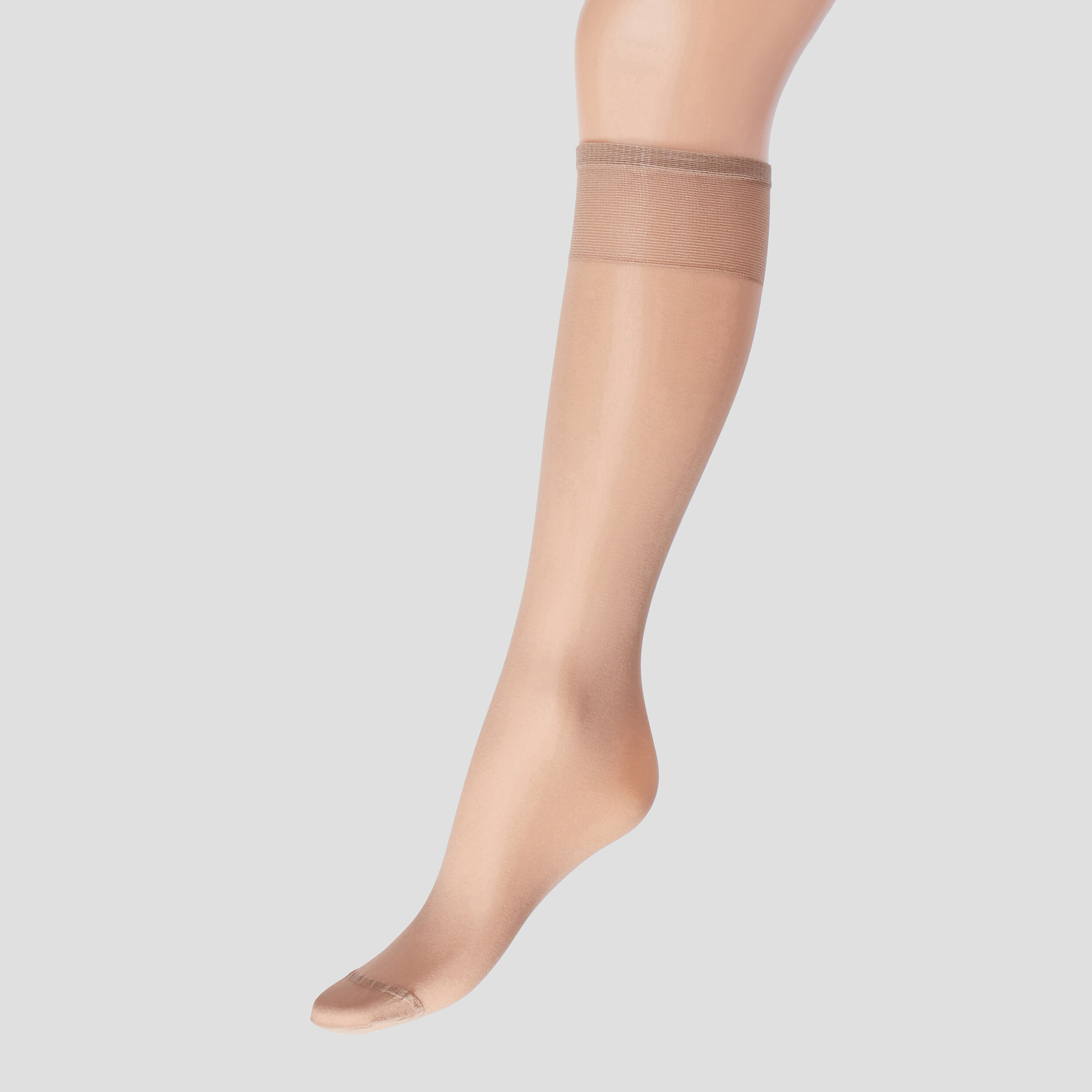 Lot 5 paires mi-bas beige femme | La Halle