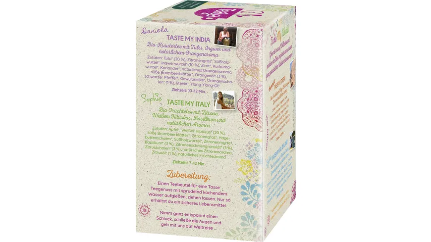 Teaya Bio Taste my World Edition 1 32 g