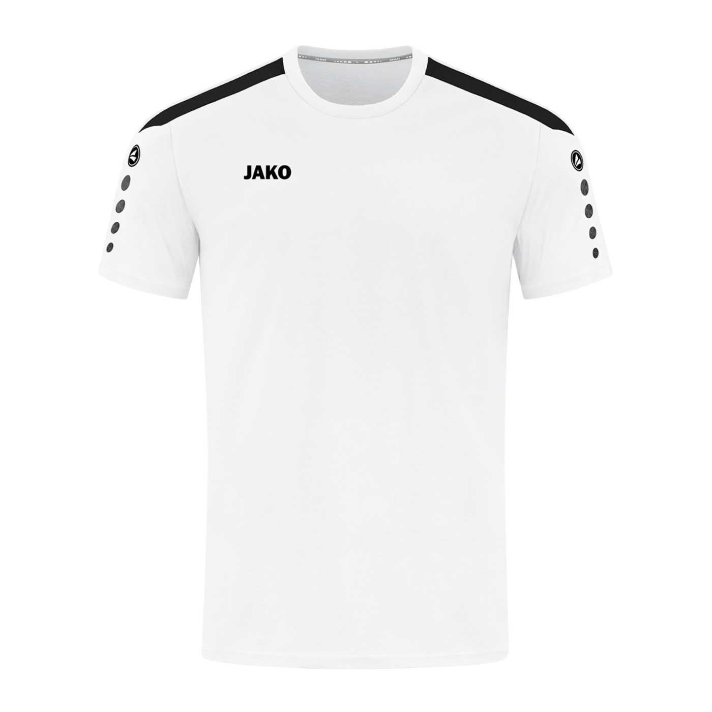 JAKO Power T-Shirt Kids Weiss Schwarz F000