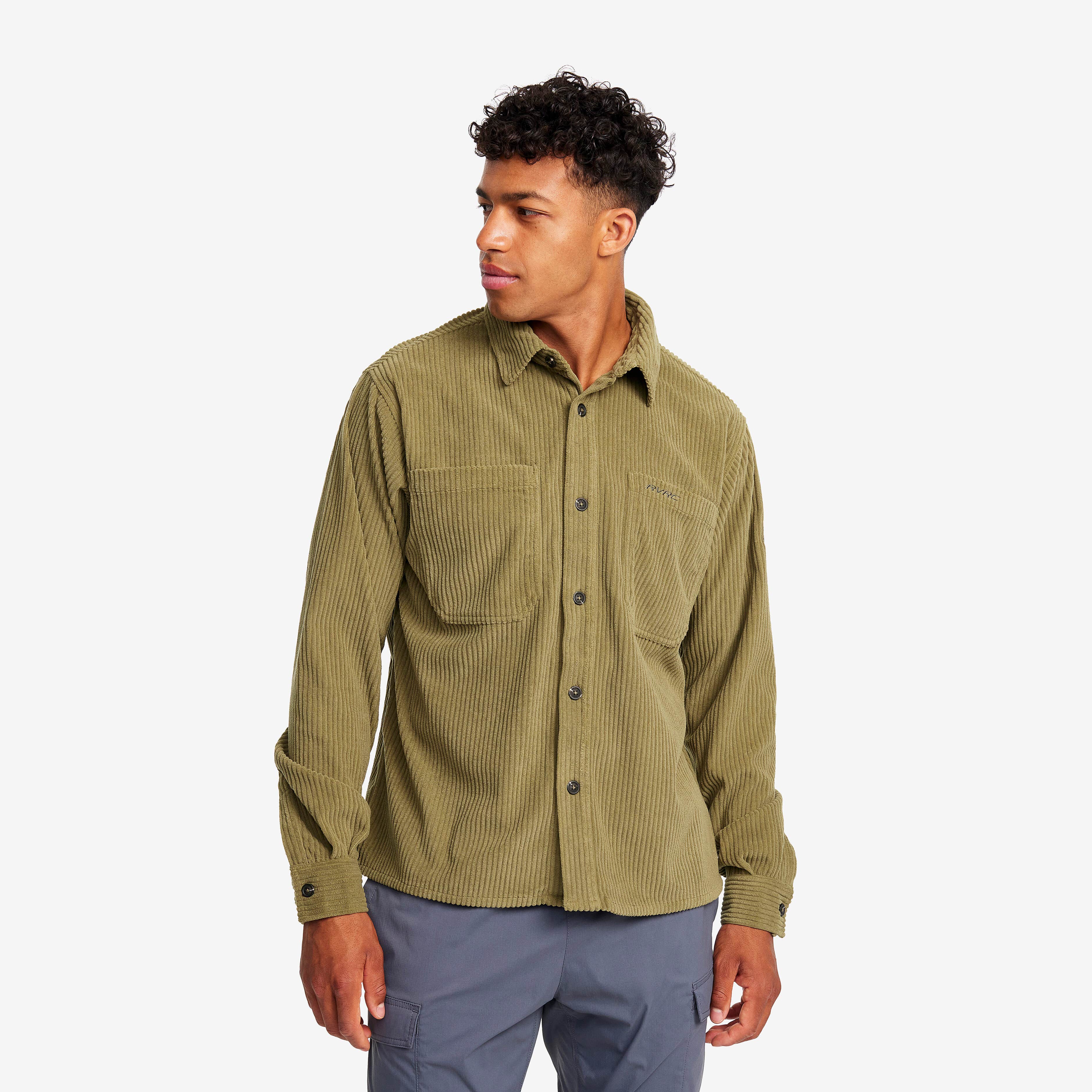 Cord Shirt Homme Martini Olive