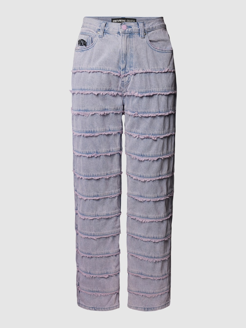 Jeans im 5-Pocket-Design - MATX x REVIEW in hellblau