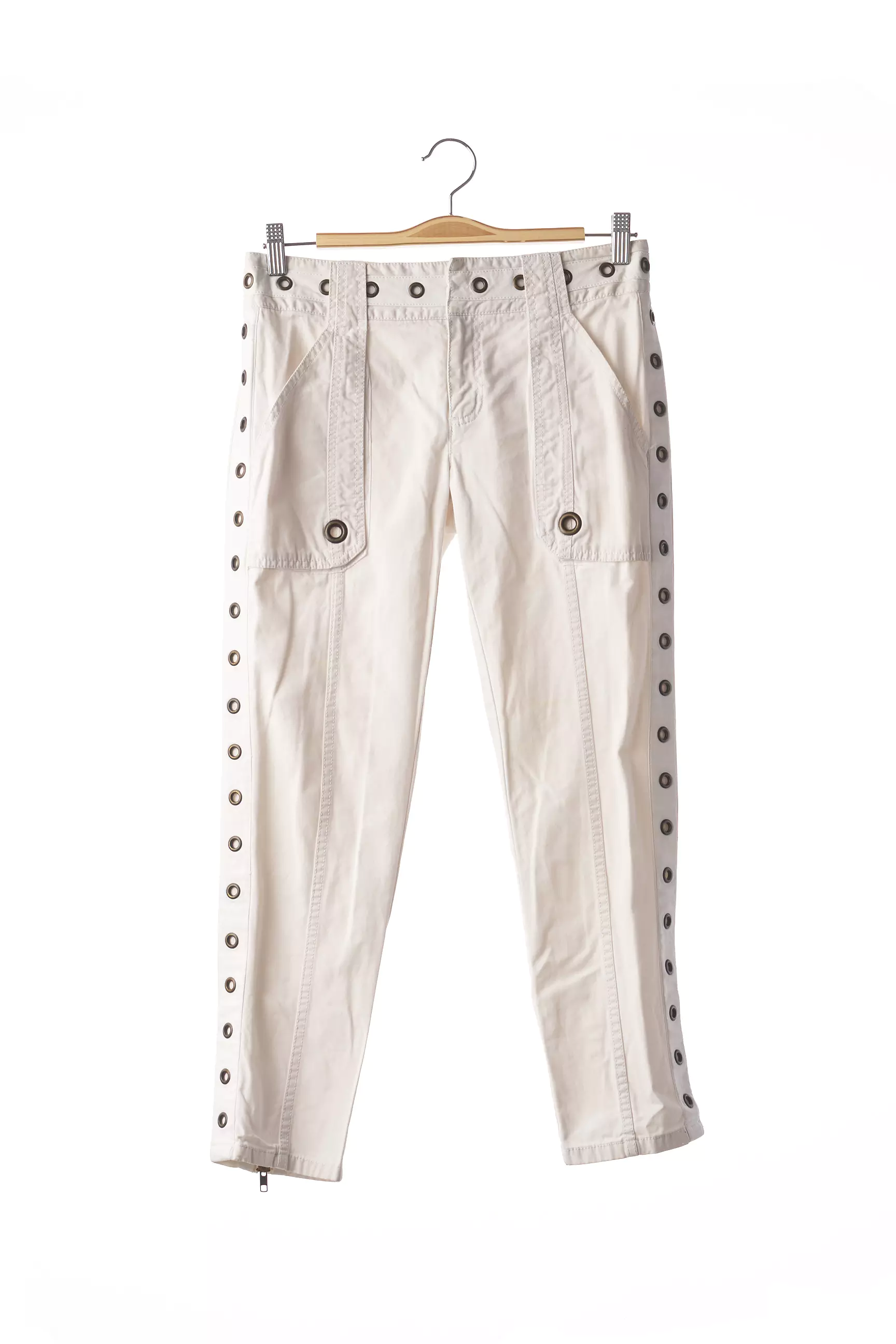 Marc Jacobs Pantalon7 8 Femme couleur blanc