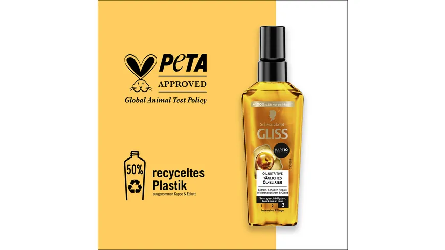 Schwarzkopf Gliss Kur Tägliches Öl-Elixir 75 ml