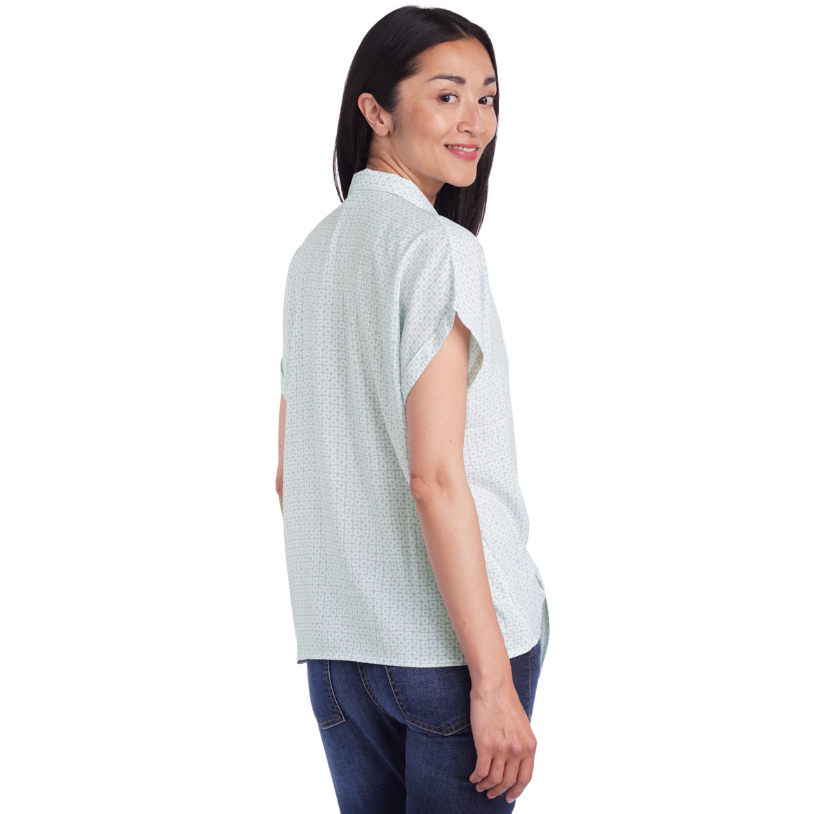 Damen Bluse mit Knotendetail