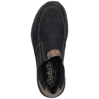 Rieker Slipper in schwarz