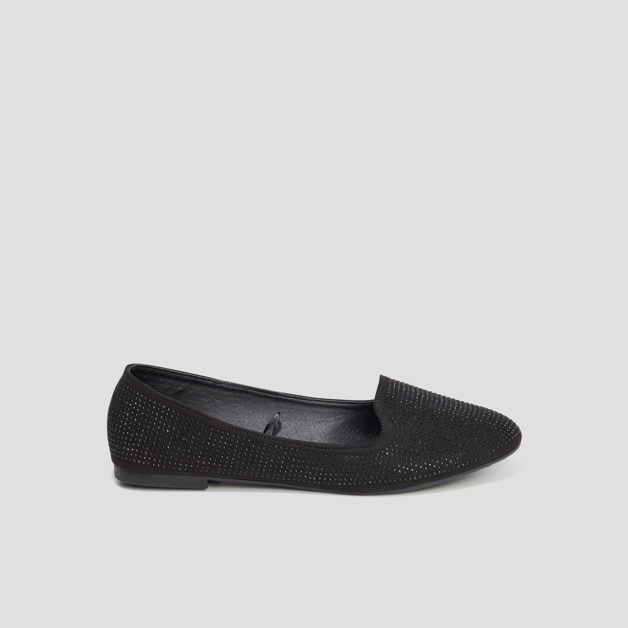 Ballerines à strass noir femme | La Halle