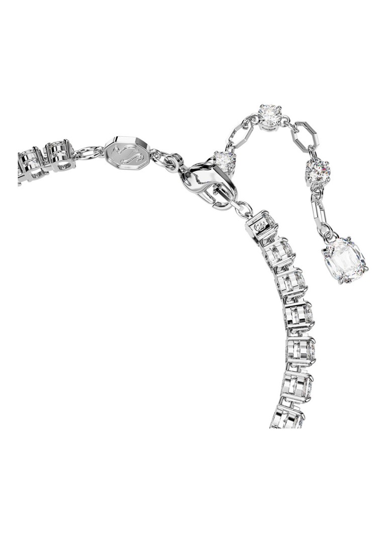 Bracciale tennis Swarovski Matrix, taglia M, con cristallo