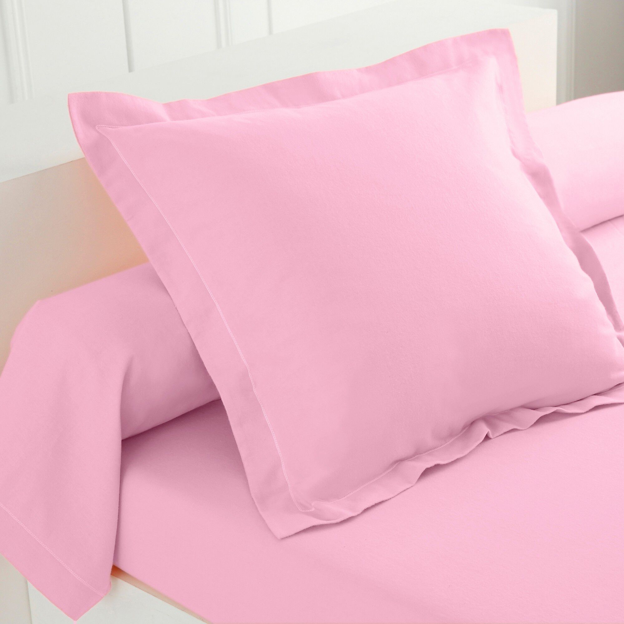 Linge de lit uni flanelle