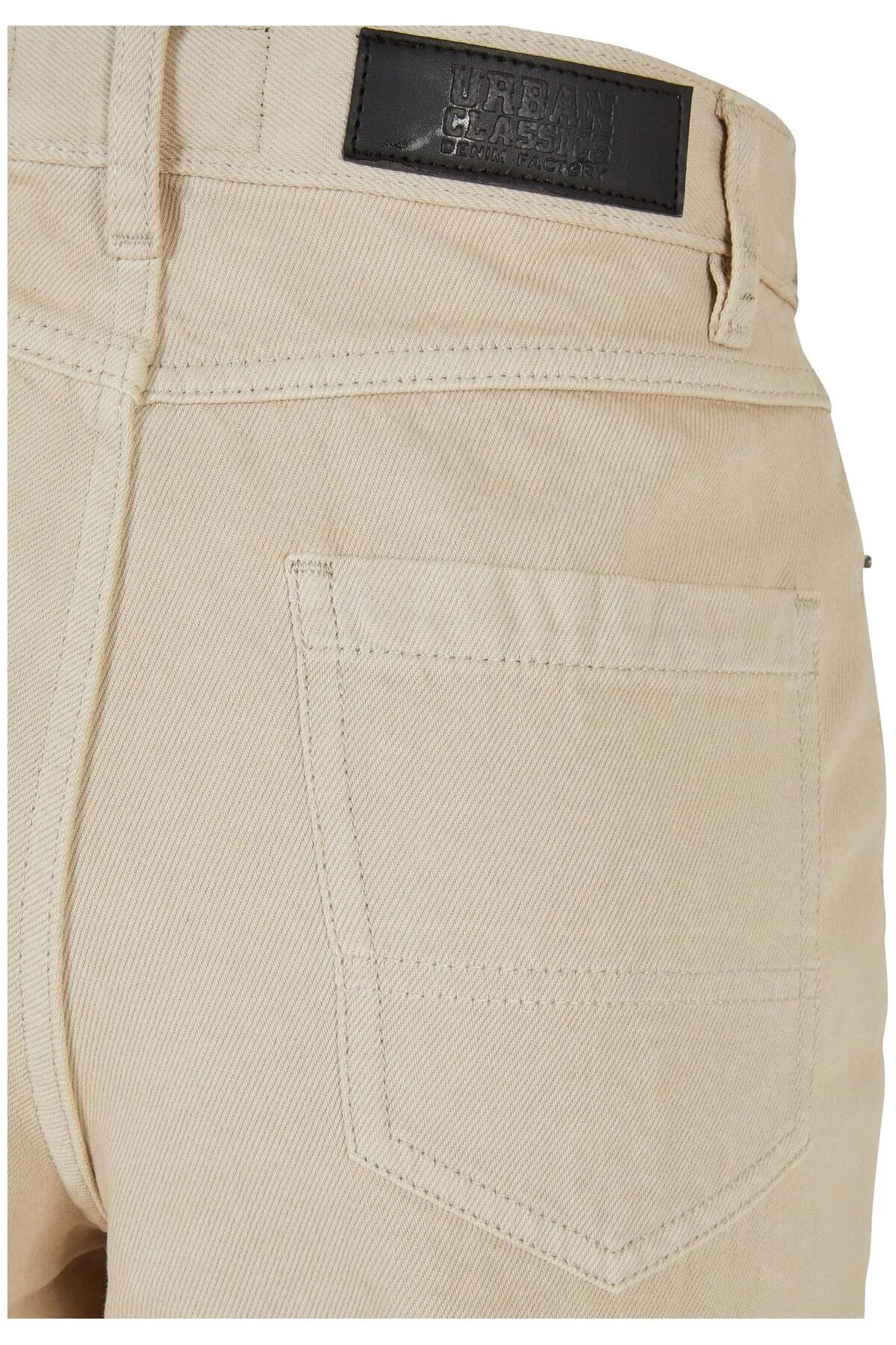 Urban Classics  Damen Denim-Hose im 90er-Jahre-Stil mit hoher Taille und weitem Bein
