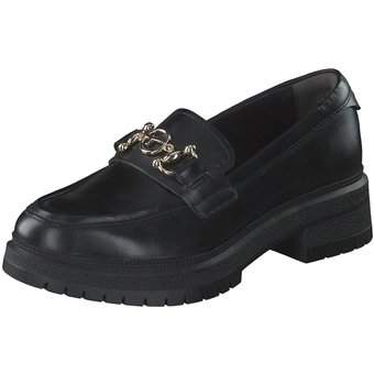 Tamaris Plateau Loafer in schwarz