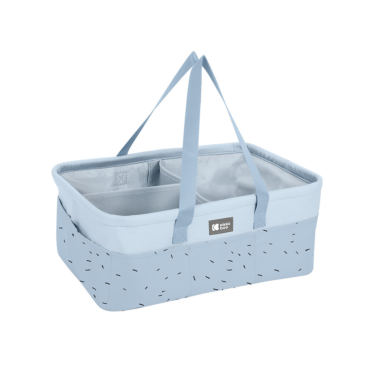 Wickeltasche Bear with me, Korb, Windelorganizer, faltbar, lange Griffe Wickeltaschen