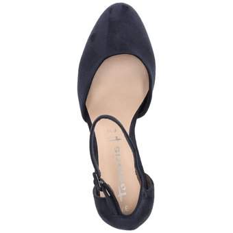 Tamaris Spangenpumps in blau