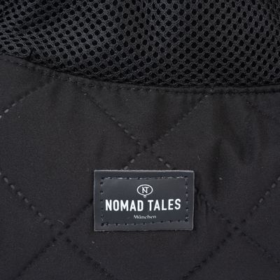 Nomad Tales Blush Schultertasche für Hunde, ebony