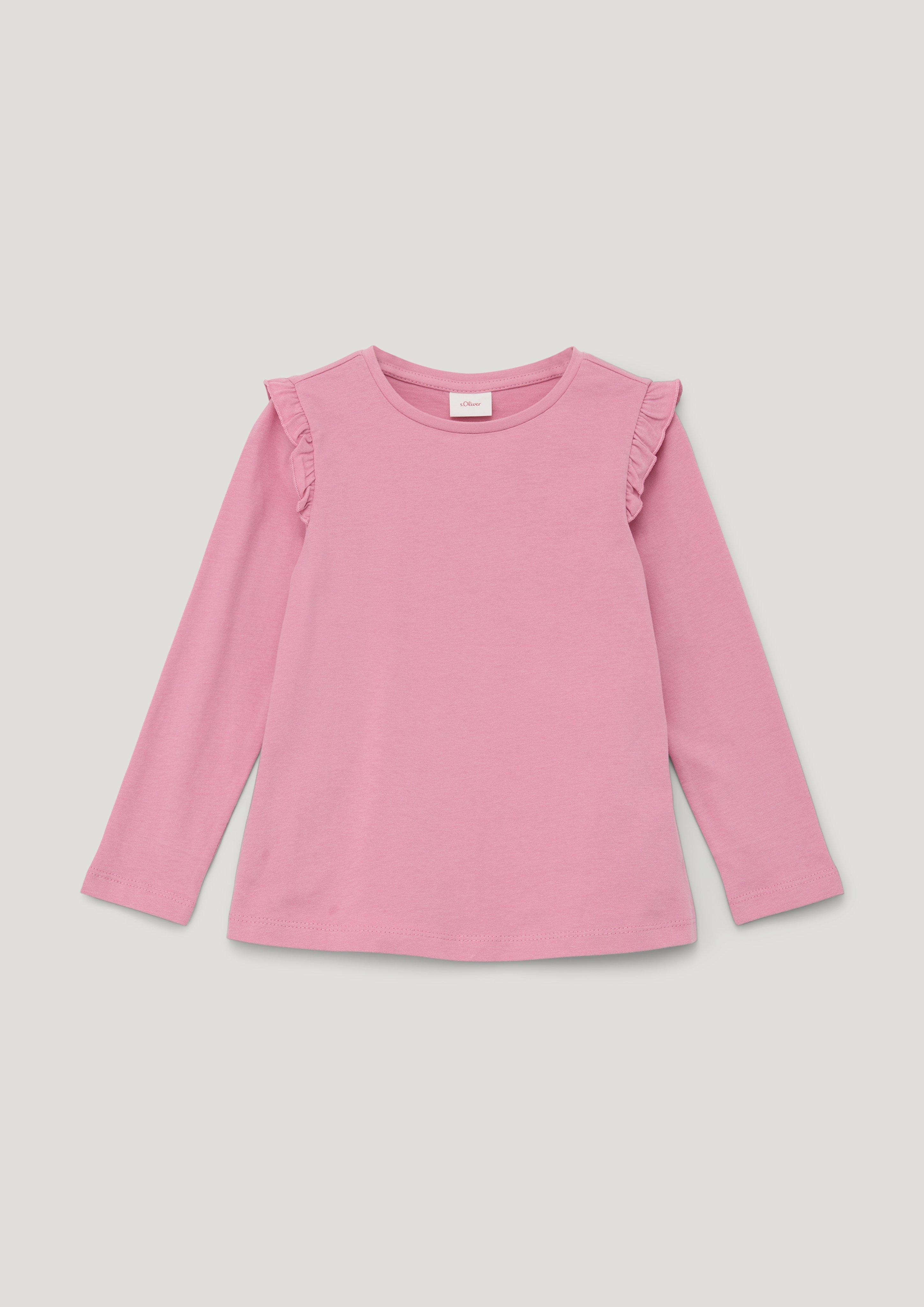 Longsleeve mit Rüschen  2133807-4350