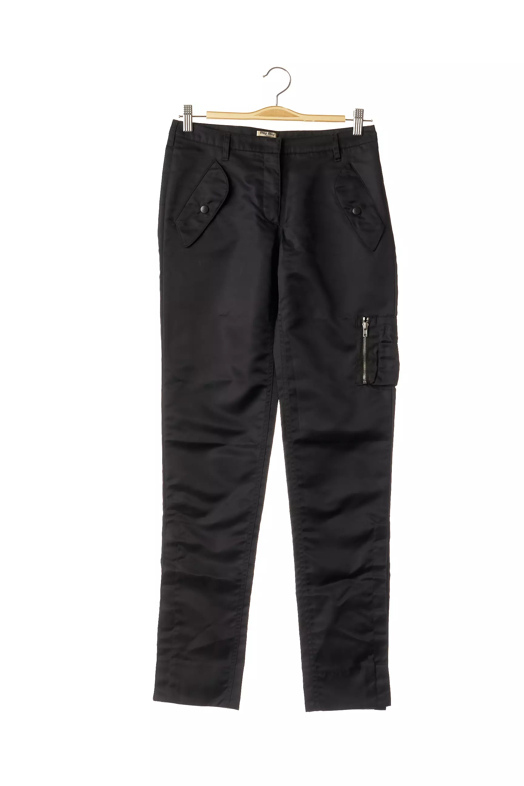 Miu Miu Pantalons Slim Femme couleur noir