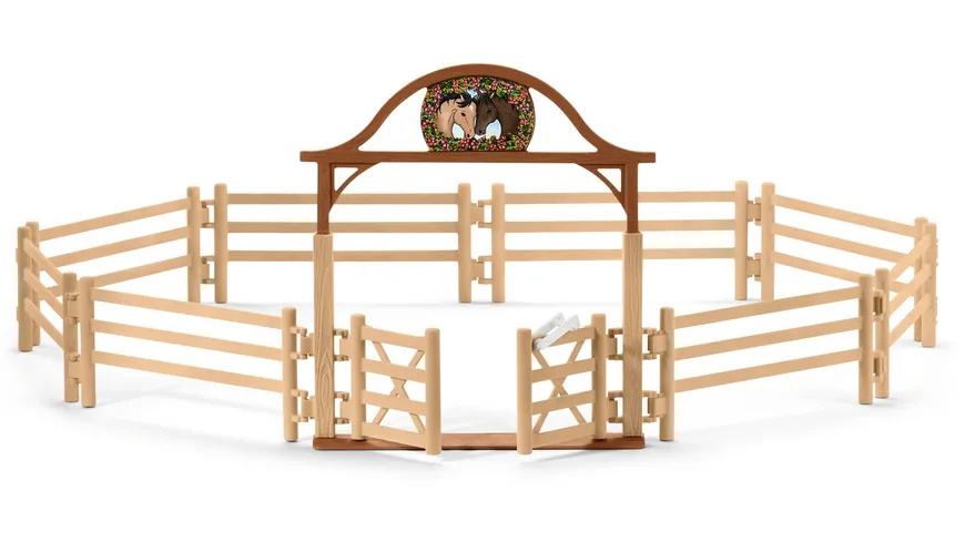Schleich 42434 - Horse Club - Pferdekoppel mit Eingangstor
