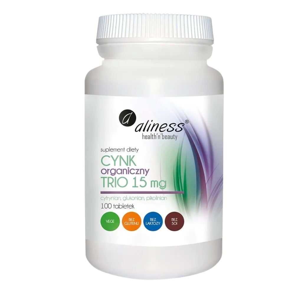 Aliness organske cink trio tablete od 15 mg