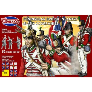 28mm Napoleonic British Peninsular Infantry Flank Companies