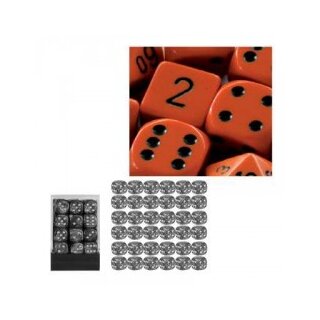 Orange-Schwarz 36xW6 Set (undurchsichtig)