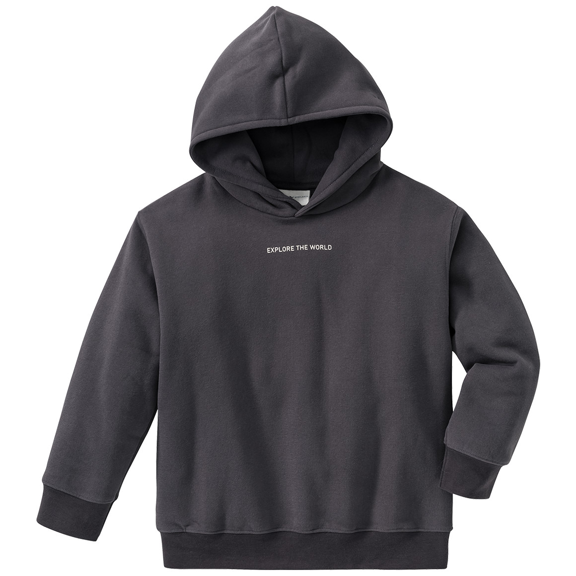 Jungen Hoodie mit kleinem Message-Print