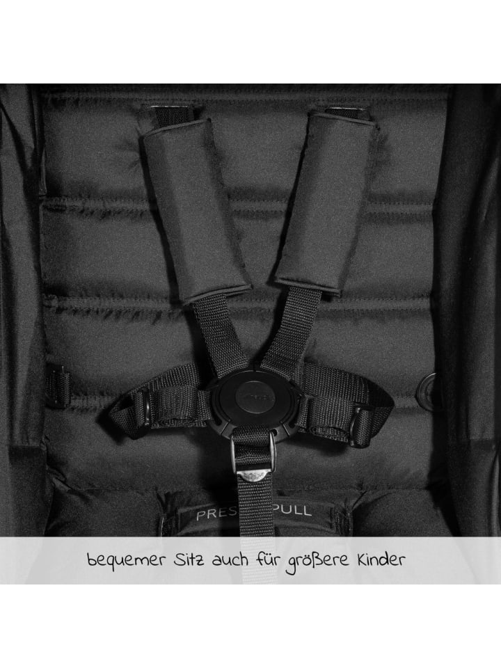 Hauck Buggy & Sportwagen Rapid 4 (bis 25 kg) - Black in schwarz günstig kaufen onesize