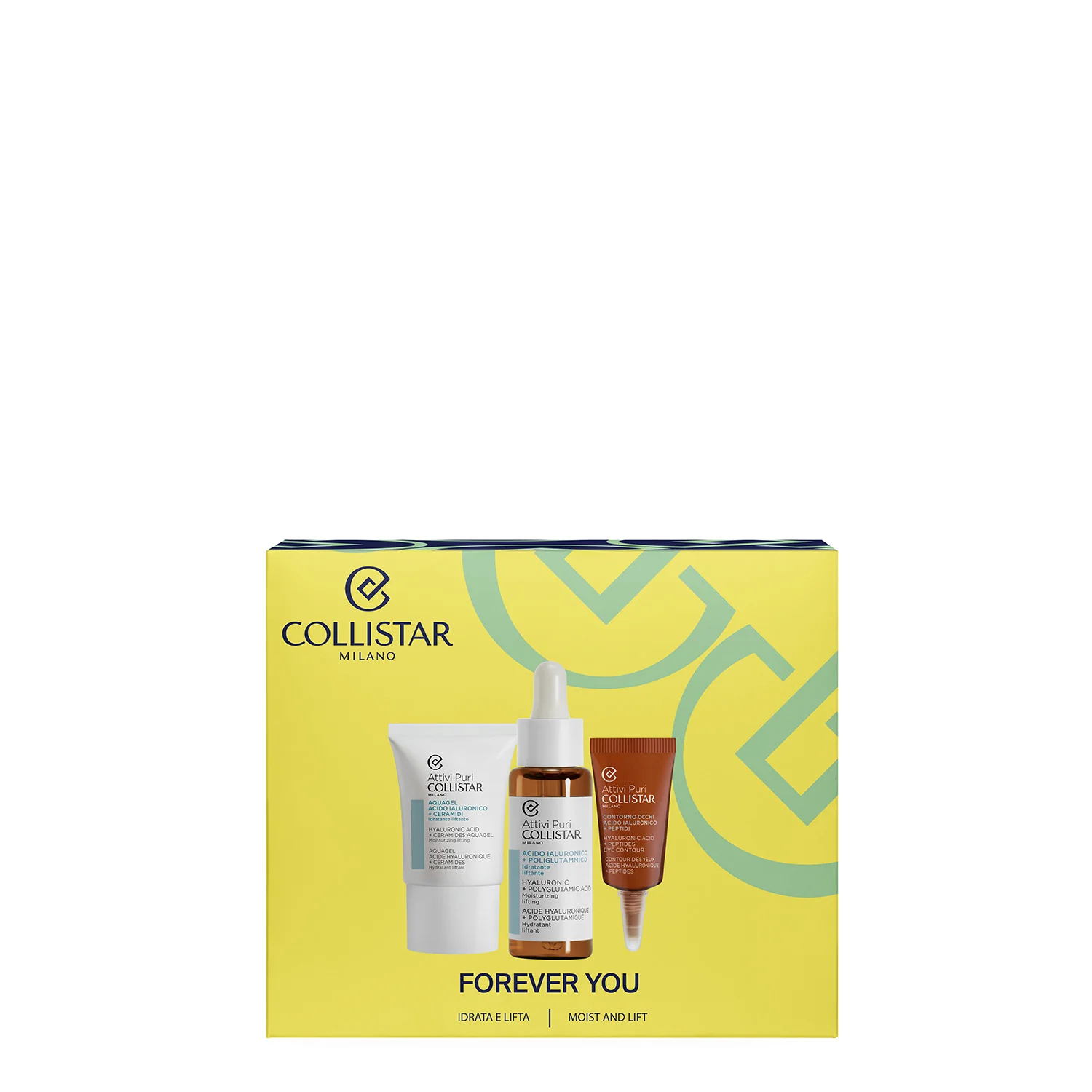 Pure Actives Hyaluronihappo + Polyglutamiinihappo -setti - Kosteuttava setti, Kiinteyttävä setti, Kosteuttava kasvoseerumi, Kiinteyttävä kasvoseerumi