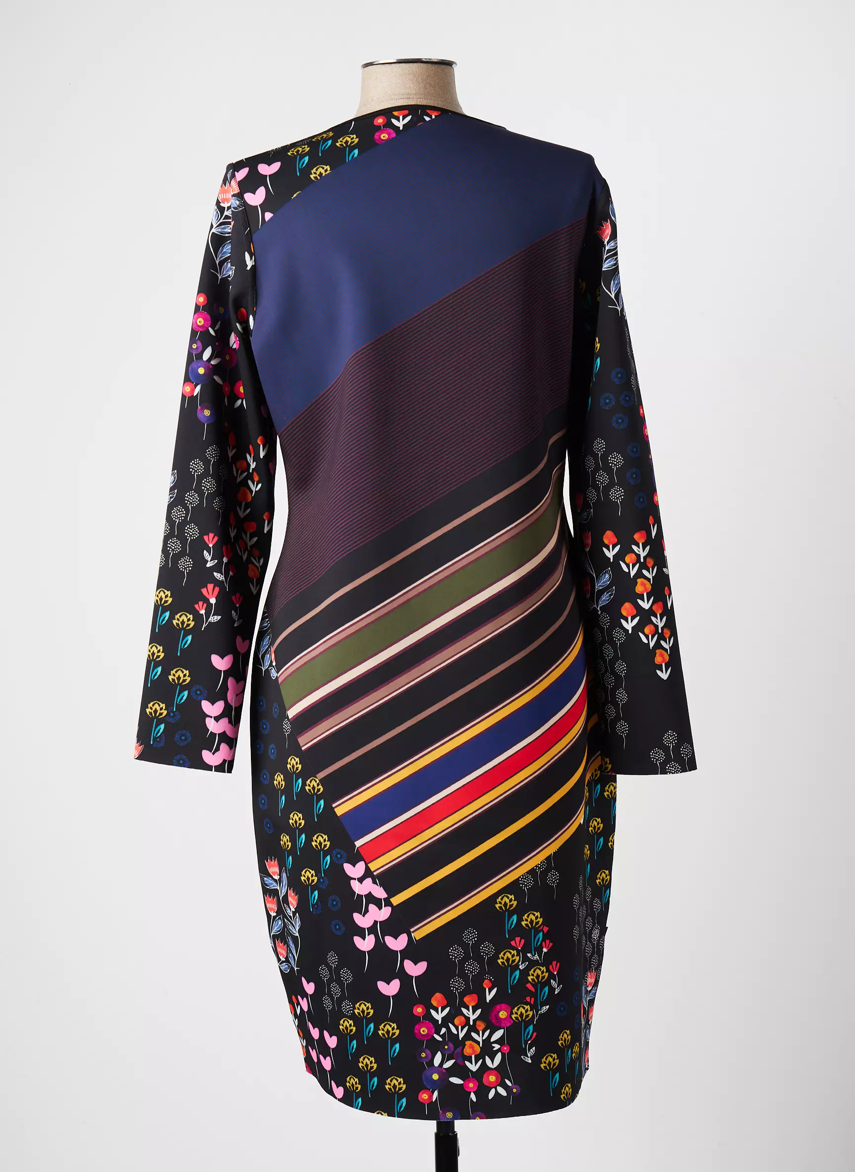 Eroke Robes Mi Longues Femme couleur noir